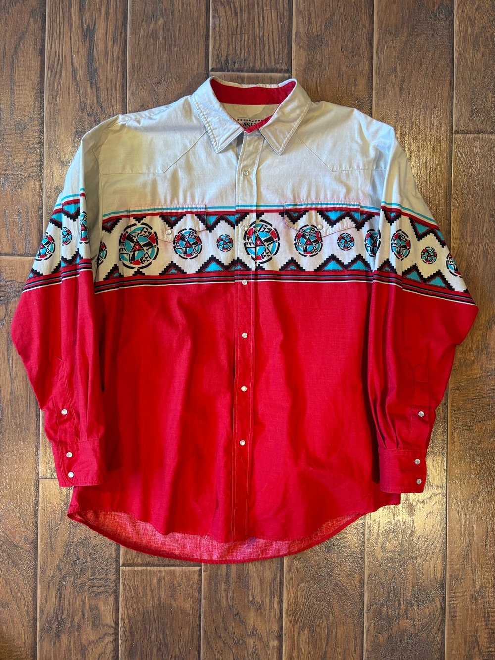 Vintage 90s Ash Creek Western Button-Up Shirt